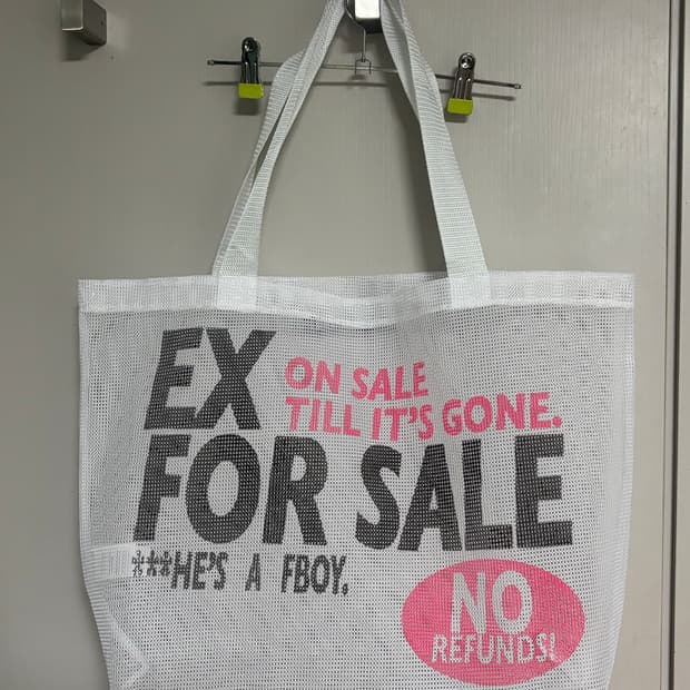 스컬프터) Summer Mart Bag White/ 정가 33,000