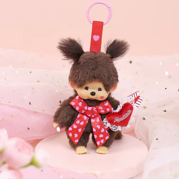 홍콩 한정판 발렌타인 몬치치 키링 남/여