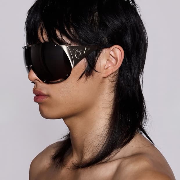 Jaded London 스파이크 쉴드 선글라스