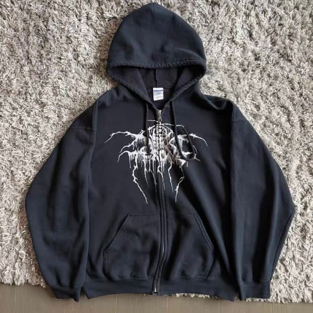 빈티지 1999 Darkthrone Hoodie