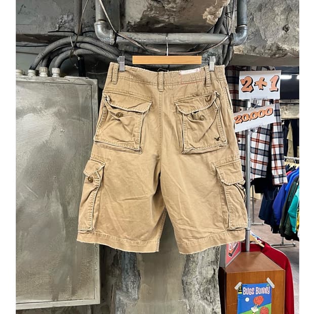아메리칸 이글 카고 하프 팬츠 베이지 30  #csz3413 