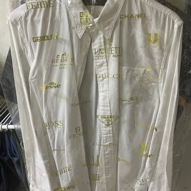 [M] rrl 트윌 워크셔츠 화이트