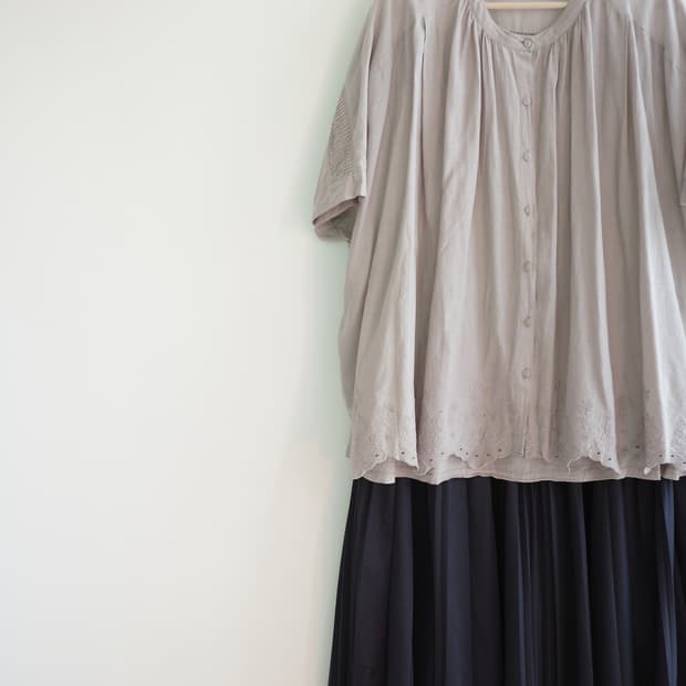 studio CLIP 
• 아사코튼 셔츠 블라우스