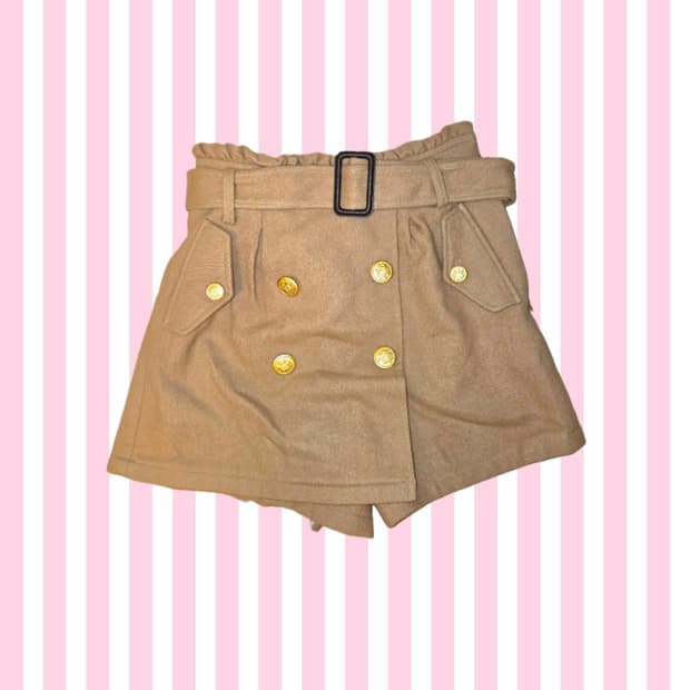 라떼갸루 모리걸 큐롯팬츠 반바지 치마바지