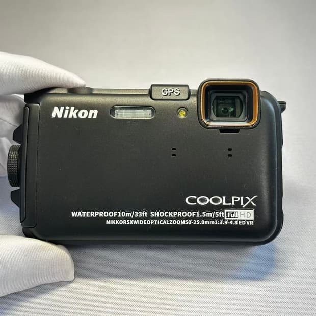 니콘 쿨픽스 aw100 블랙 빈티지 디카