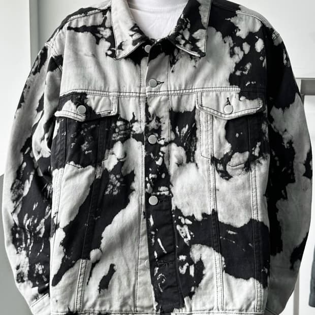 Falls-Creek U.S.A 블리치드데님 트러커자켓