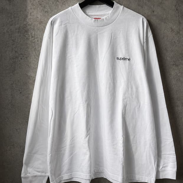 슈프림 모크넥 롱슬리브