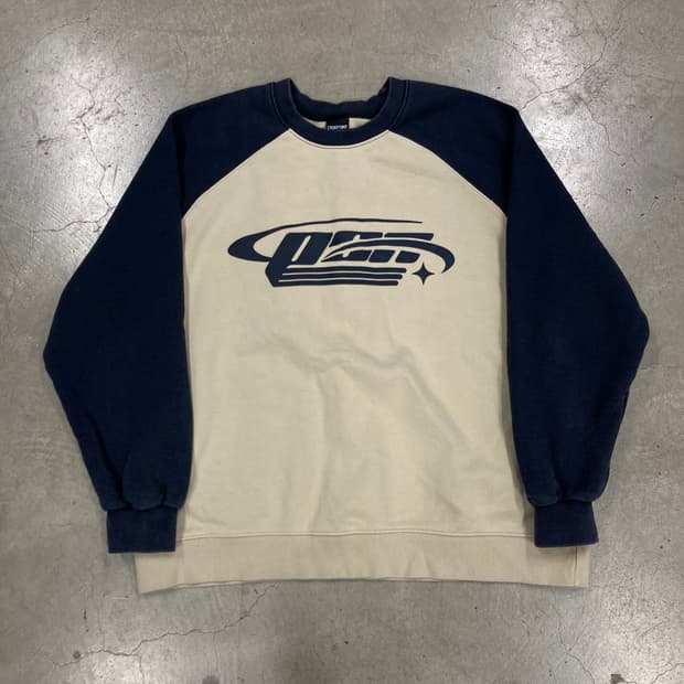 꼼파뇨 스튜디오 믹스 컬러 빅로고 맨투맨