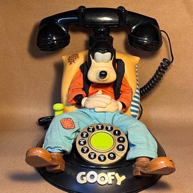 디즈니 구피 전화기
