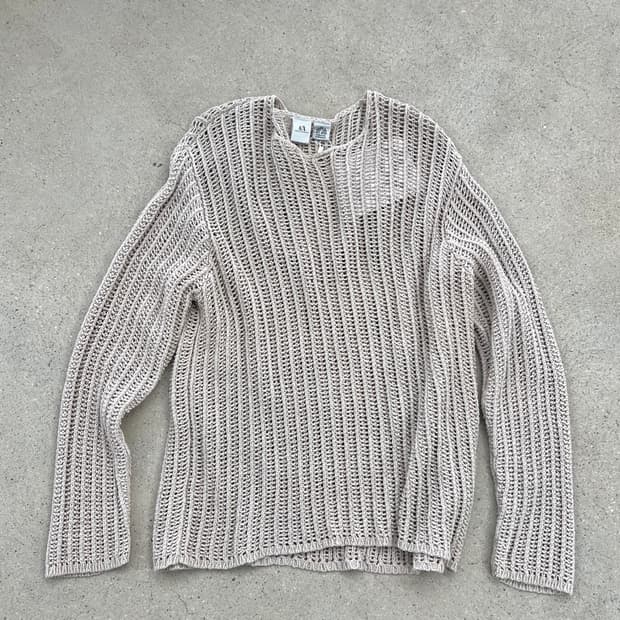 아르마니 익스체인지 아카이브 네트 니트