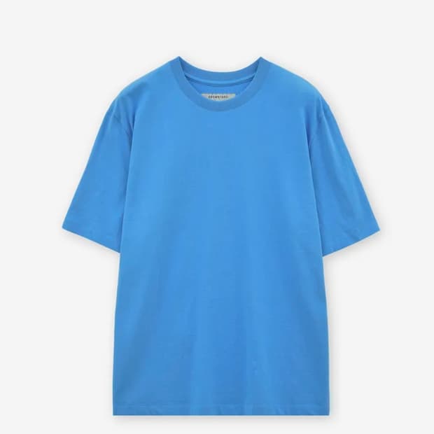 [새상품]브라운야드 에센셜 티셔츠 블루 3사이즈