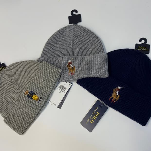 [새상품] 폴로 베어 비니