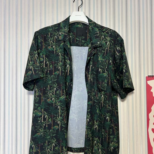 디미트리 블랙 하와이안 셔츠 셋업 2