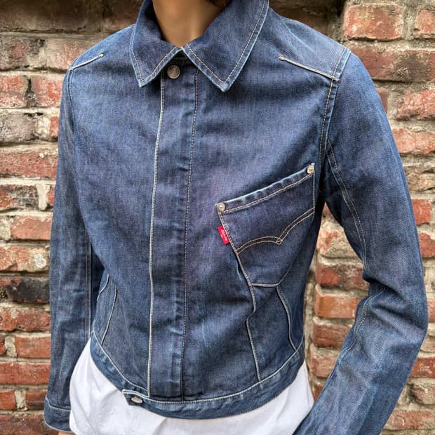 Levi's Engineered 히든 플라켓 데님 자켓 L