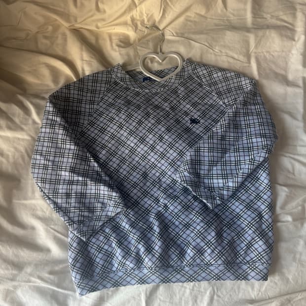 버버리 블루라벨 빈티지 상의