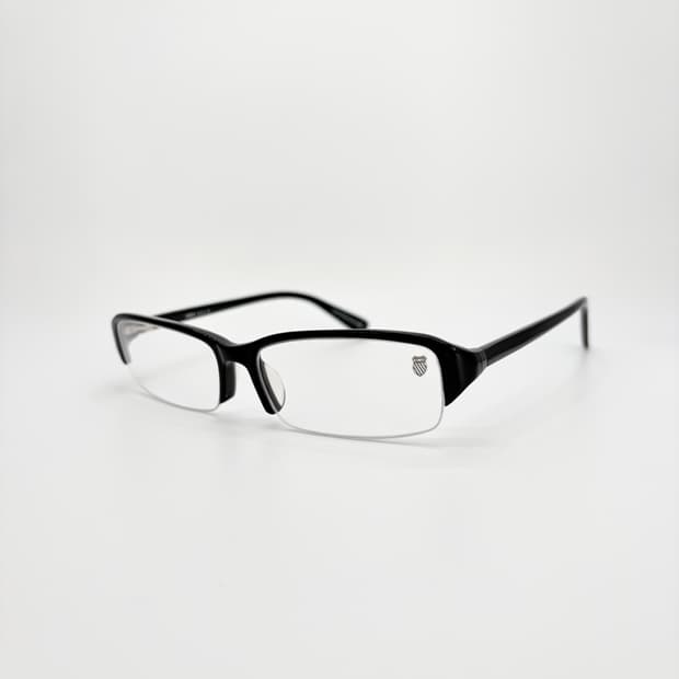 KSWISS 블랙 스퀘어 반뿔테