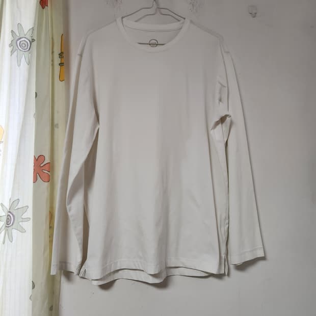 폴햄 흰색 긴팔 티셔츠 100(L)