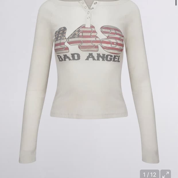 (무신사품절)스컬프터 flag raglan t-shirt raw
