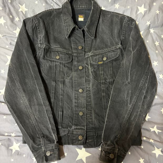 [M] RRL LOT271 흑청 데님 트러커 자켓
