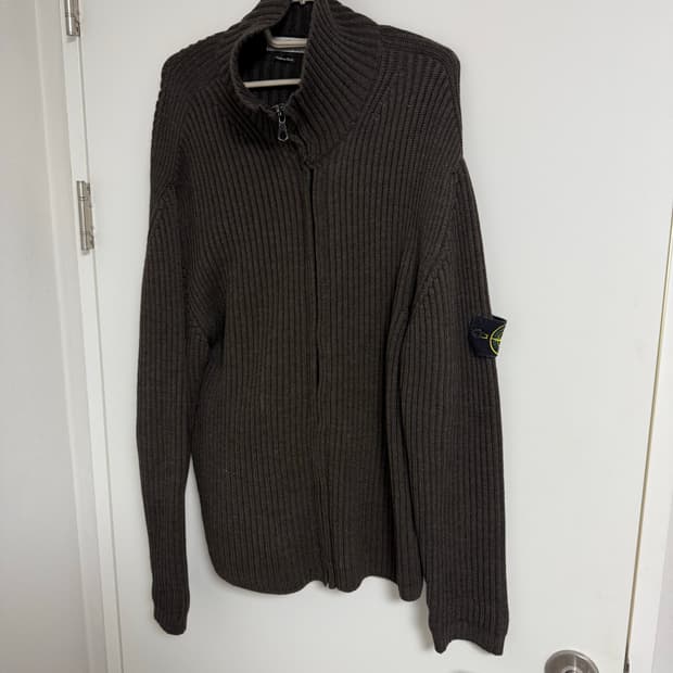 스톤아일랜드 2001 하이넥 니트집업