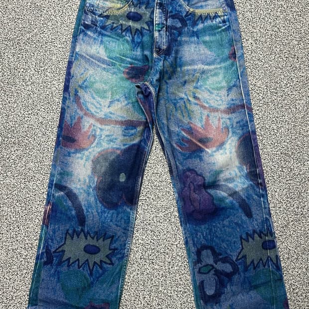 [29] 아워레가시 서드컷 디지털 초크 플라워 데님