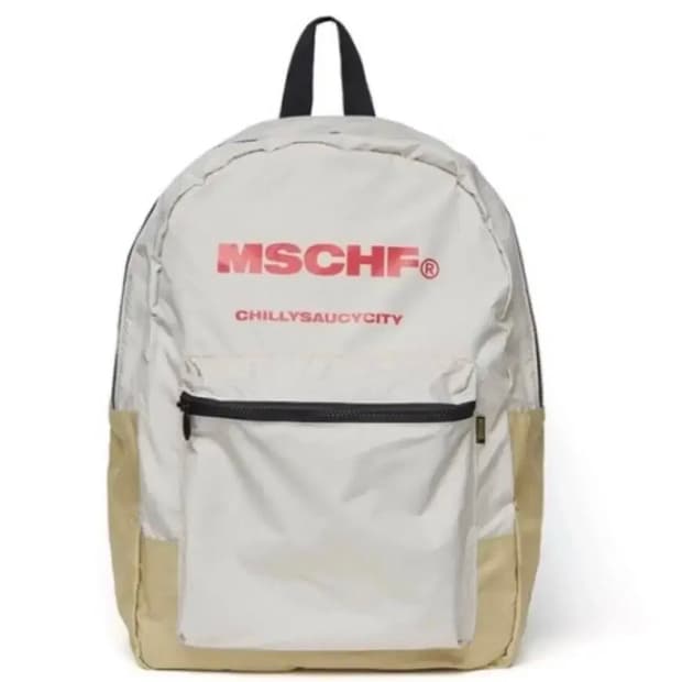 미스치프(MISCHIEF) 18SS 나일론 백팩 베이지