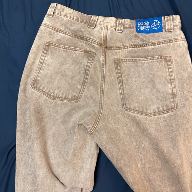 폴라 빅보이 팬츠 샌드 색