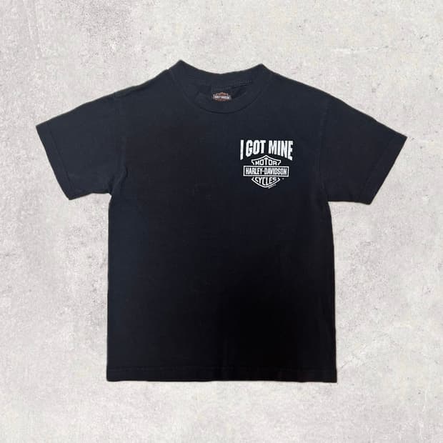 할리 데이비슨 그래픽 반팔 튜블라 티셔츠 S