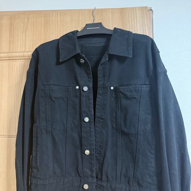 우영미 블랙데님 자켓