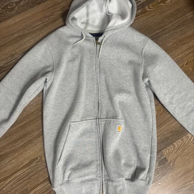 칼하트 루즈핏 후드집업 S 회색