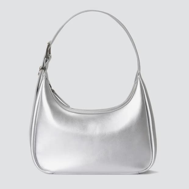 무신사 스탠다드 아치 호보 백 [실버]