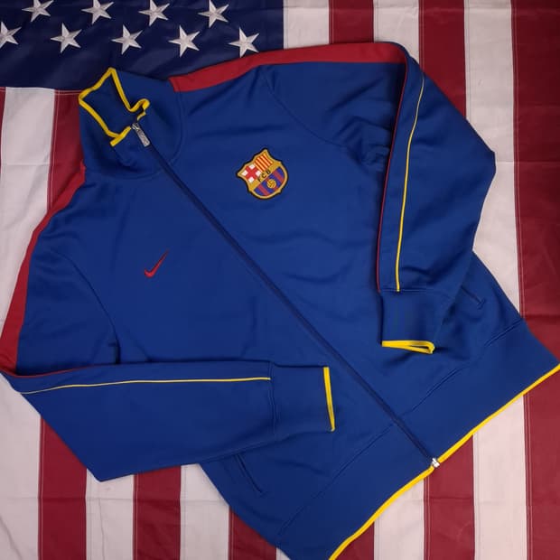 새제품급 오리지날 나이키 바르셀로나 져지