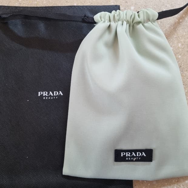명품 prada 프라다 화장품 복주머니 파우치
