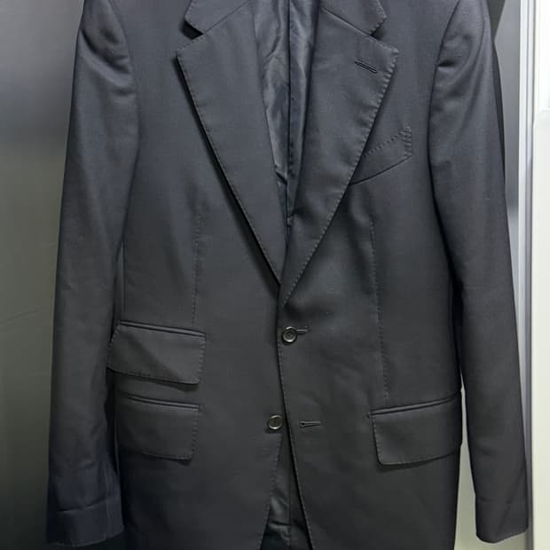 (국문택) 톰포드 캐시미어 투피스 테일러드 수트셋업 46R