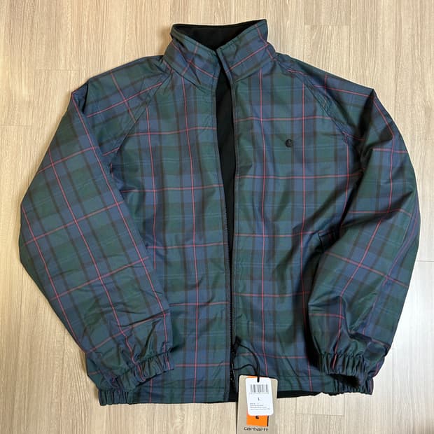 [L/라지] 칼하트WIP 리버시블 플래너 체크 자켓 