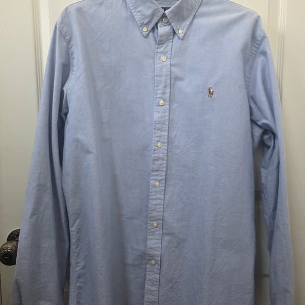 폴로 랄프로렌 옥스포드 셔츠 커스텀핏 xl 사이즈 팝니다.