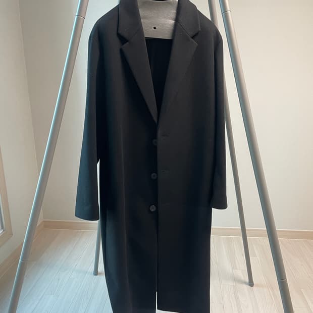 인사일런스 울 캐시미어 롱 코트