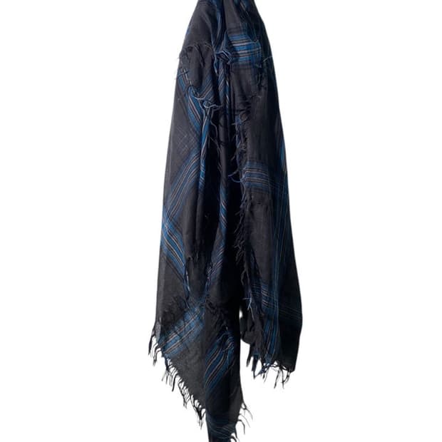 빈티지 체크 패턴 스카프