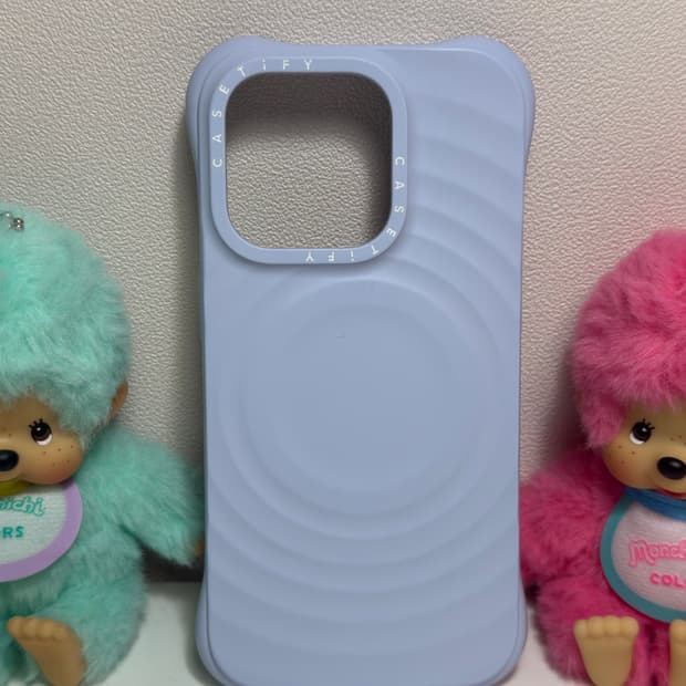 아이폰 15프로 CASETIFY 리플 케이스 - 페리윙클 