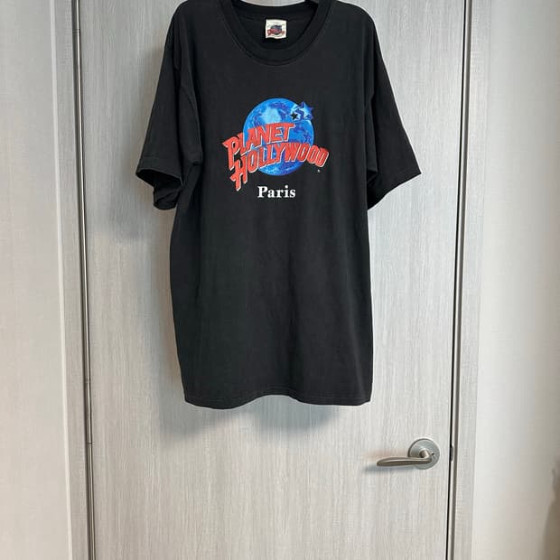 플레넷 헐리우드 티셔츠 made in usa 튜블라, 싱글스티치