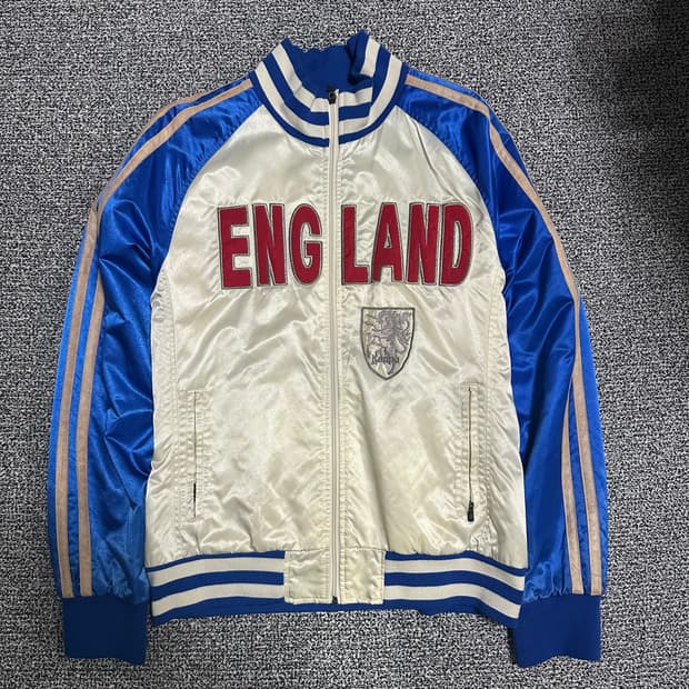 (XL) 카파 올드스쿨 잉글랜드 트랙탑 져지