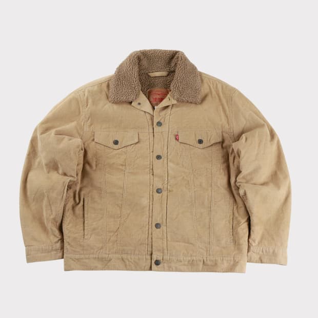 [L] 리바이스 코듀로이 쉐르파 트러커 자켓