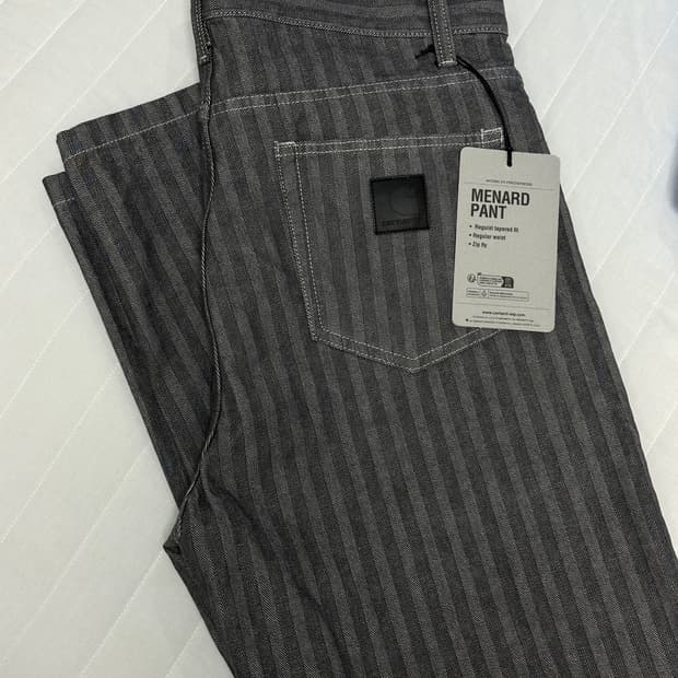 [34] 칼하트 wip 메나드 팬츠 몬시 그레이