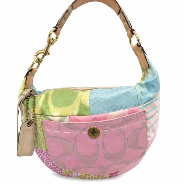 코치 패치워크 숄더백