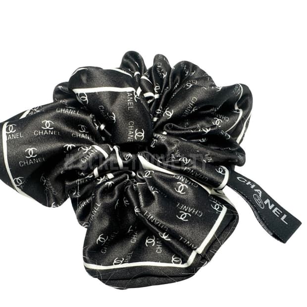 샤넬 헤어슈슈 블랙