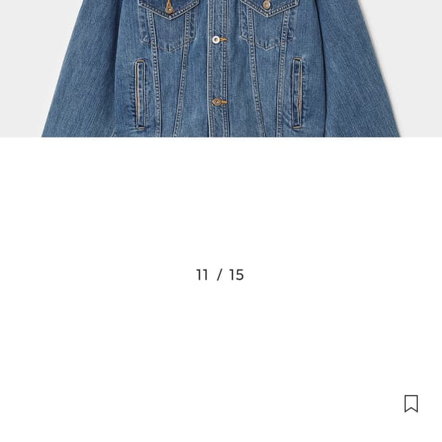 브엄재 데님자켓 3사이즈 95 buj