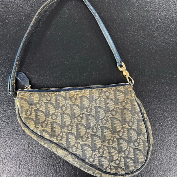 크리스찬 디올 오블리크 새들백