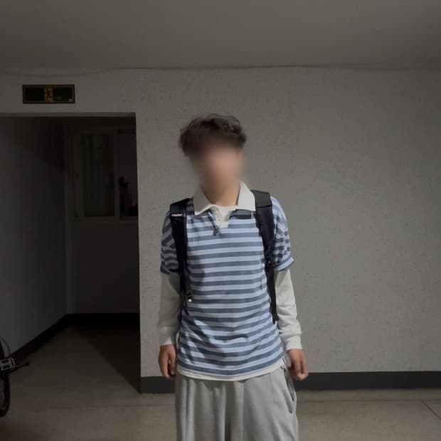 자라 스트라이프 럭비티 꽁짜