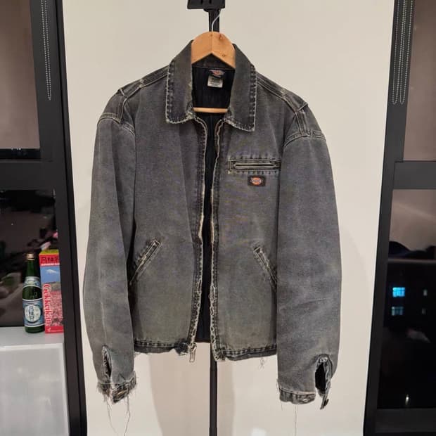 빈티지 90s Dickies Distressed Faded Jacket
