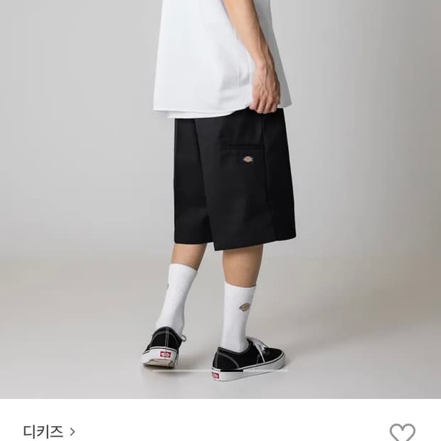 디키즈 42283 블랙 색상 버뮤다 반바지 32 사이즈